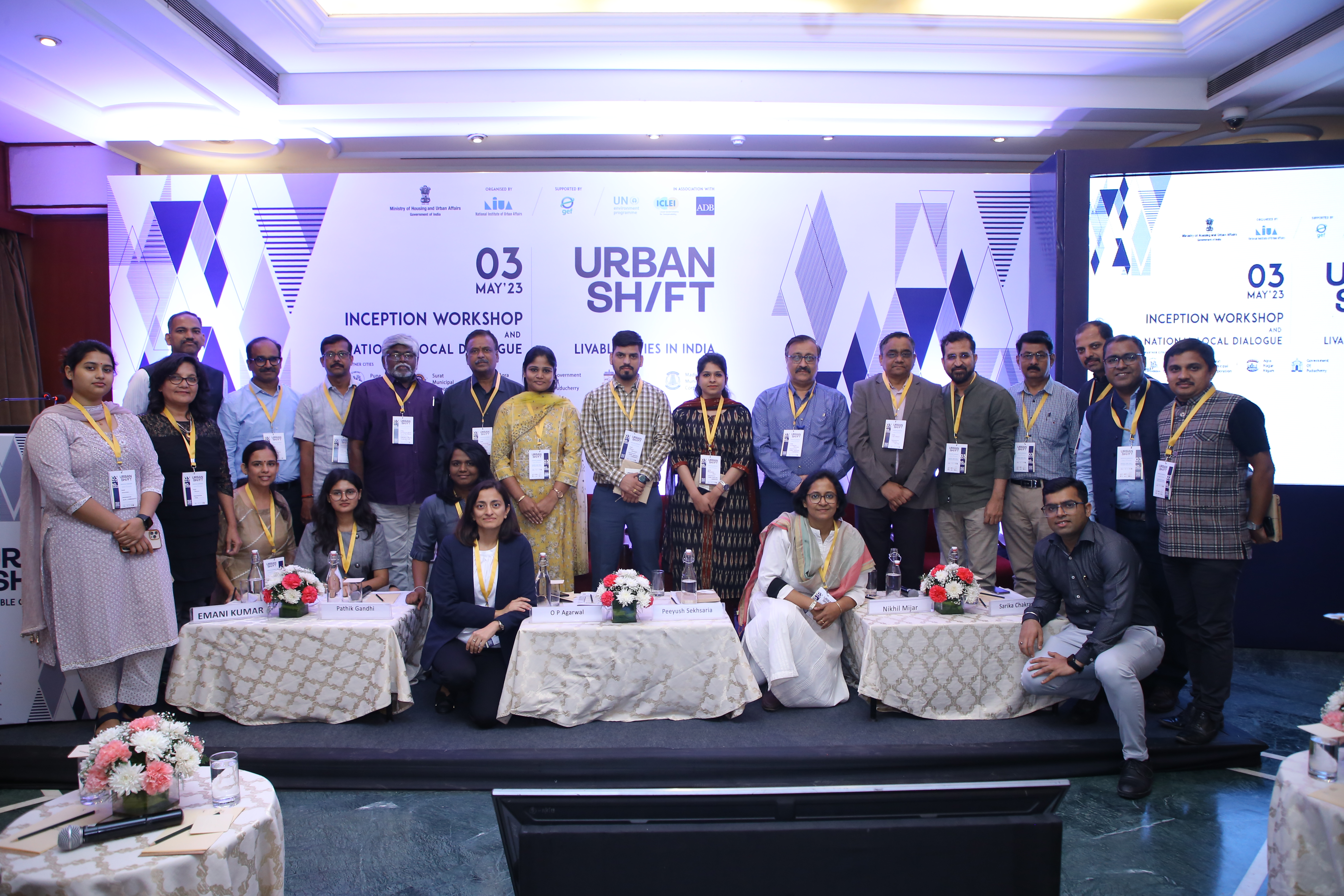 Representatives from partner cities and organisations at the Workshop.