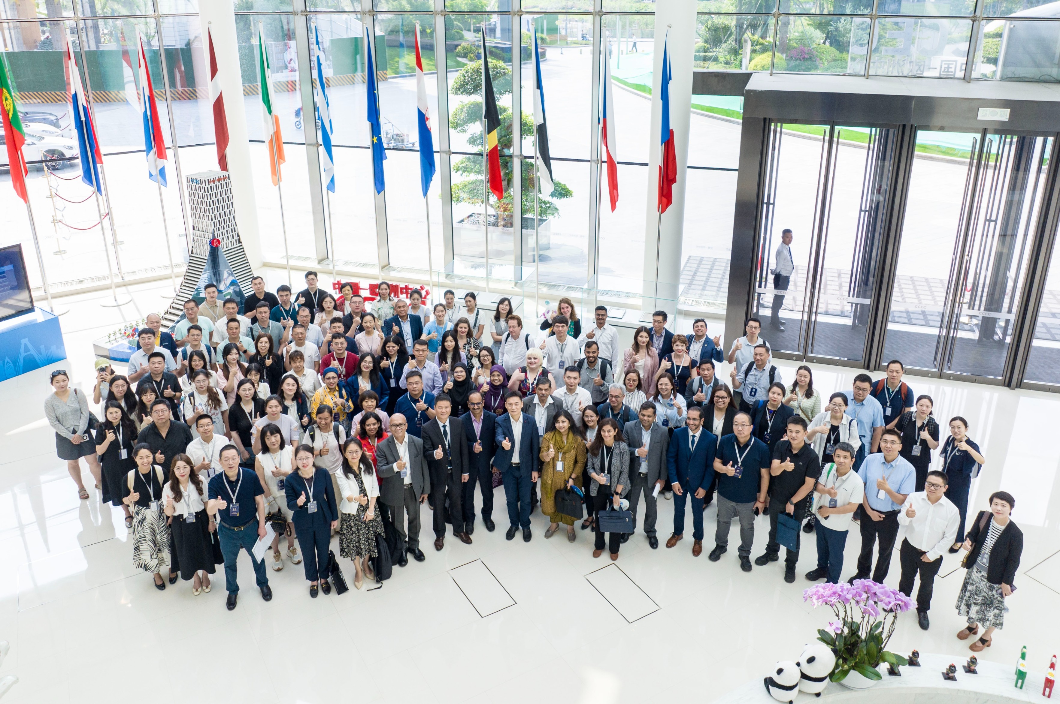 Group photograph at UrbanShift City Academy at Chengdu, China