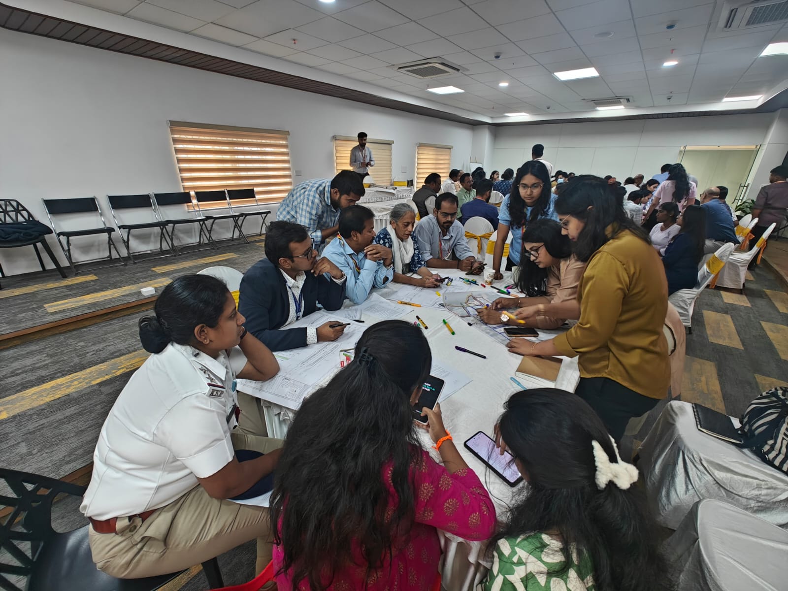 PMU engaging in the hands-on exercise at Bengaluru workshop