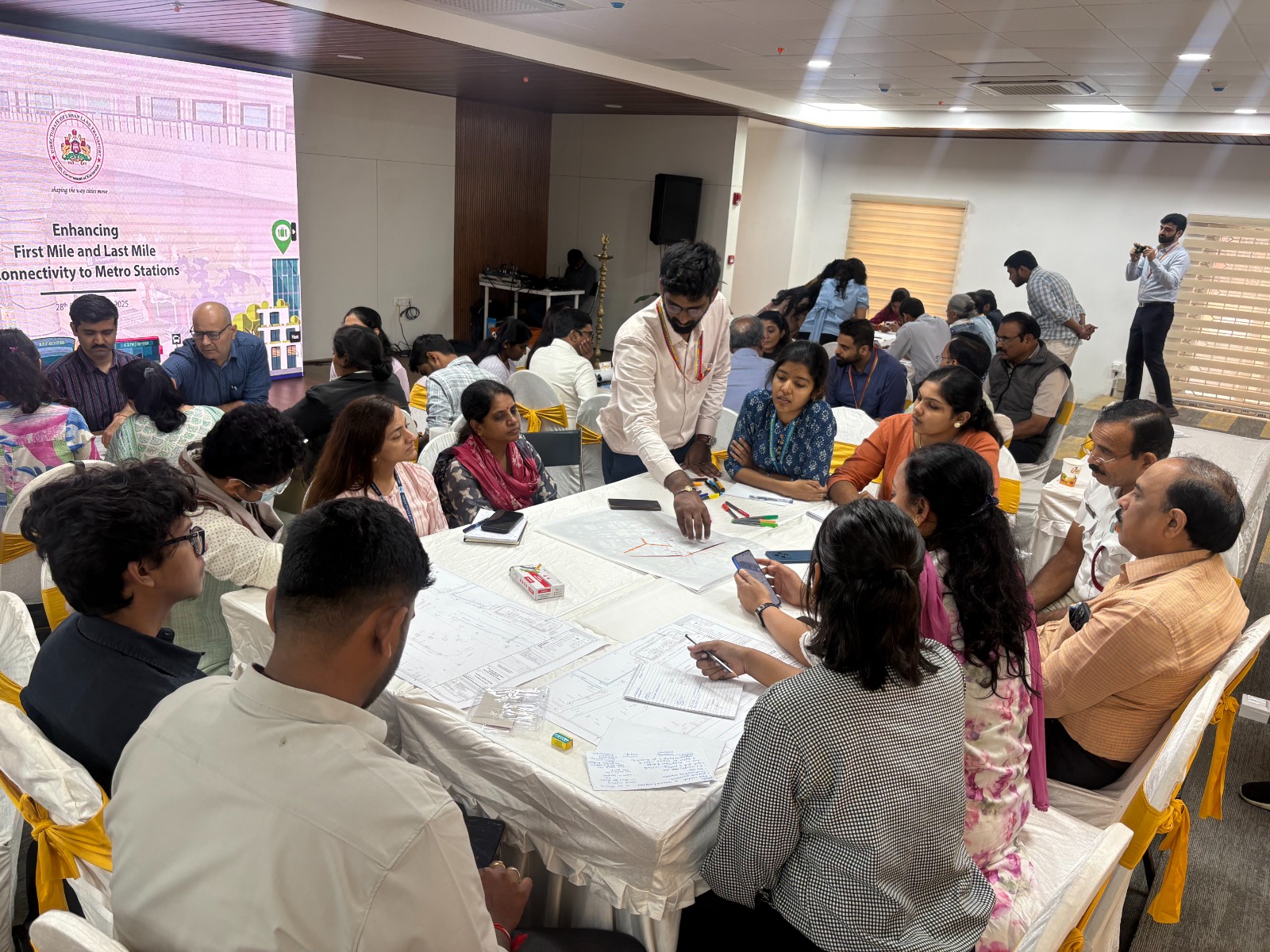 PMU engaging in the hands-on exercise at Bengaluru workshop