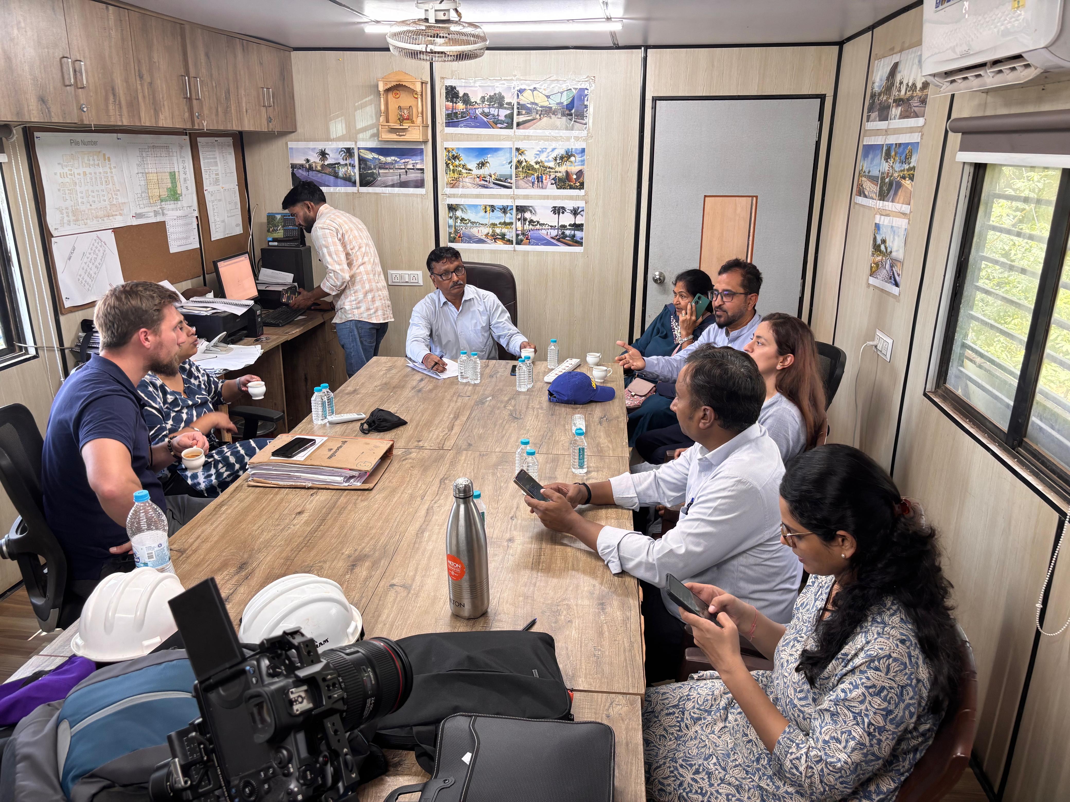 Visit of UrbanShift PMU to Dumas Sea Face Development Project, Surat